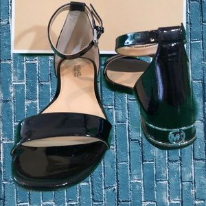 Black Patent MK Sandals